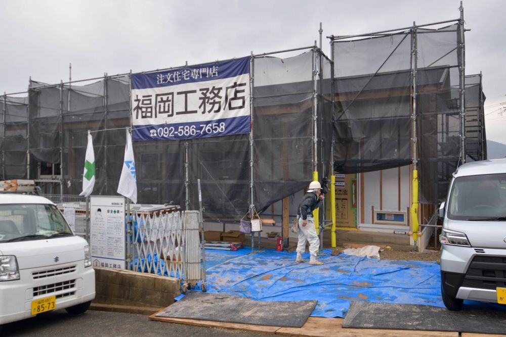 「宗像市05」注文住宅現場リポート⑧【木工事】【框】