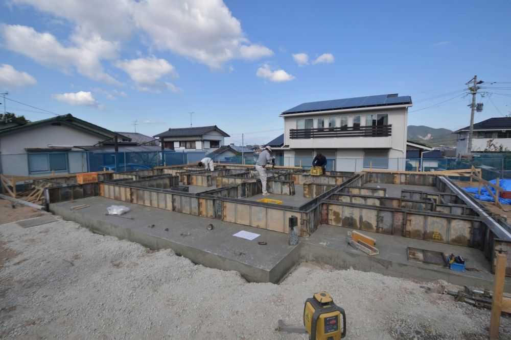 「宗像市05」注文住宅現場リポート③【基礎工事】【立ち上がりコン】