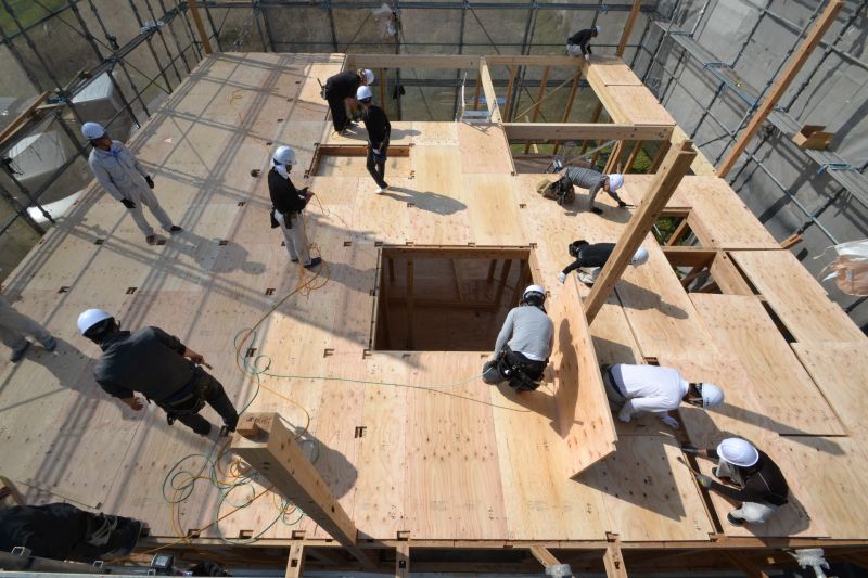 「筑紫野市杉塚01」注文住宅現場リポート⑤【上棟式】