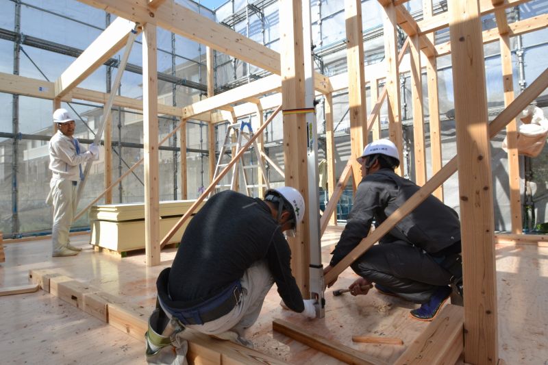 「筑紫野市杉塚01」注文住宅現場リポート⑤【上棟式】