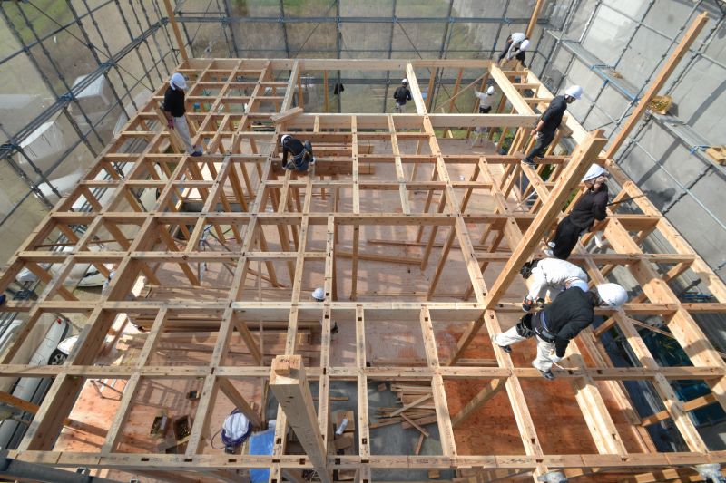 「筑紫野市杉塚01」注文住宅現場リポート⑤【上棟式】