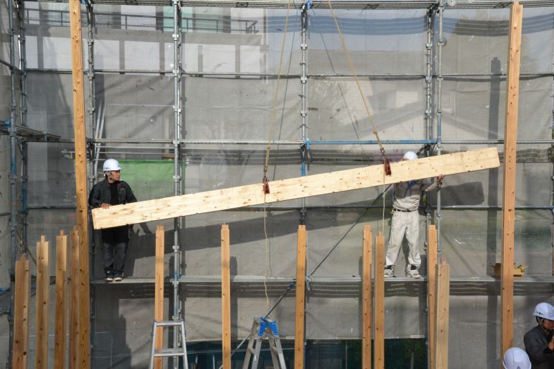 福岡県筑紫野市杉塚01　注文住宅建築現場リポート⑤　～上棟式～