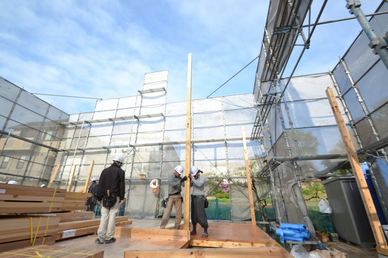 「筑紫野市杉塚01」注文住宅現場リポート⑤【上棟式】