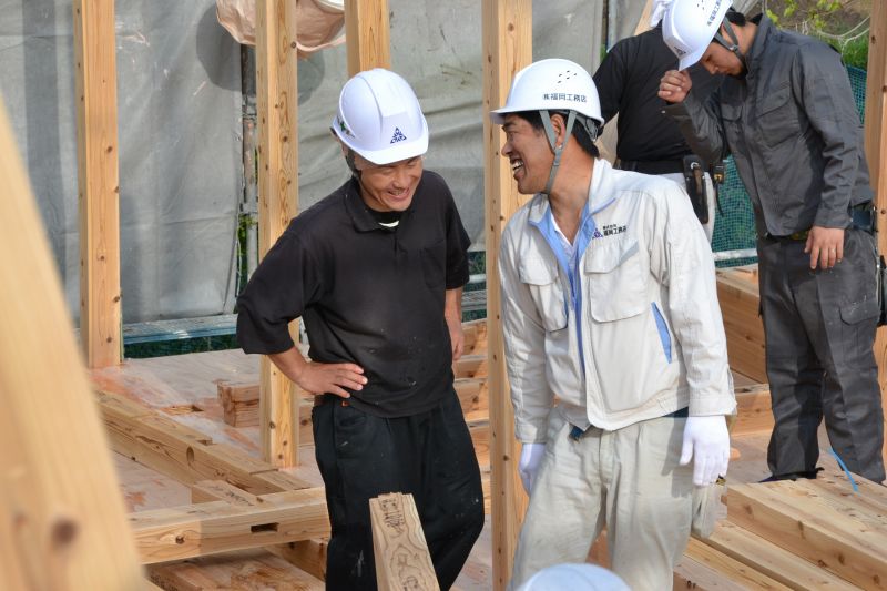 「筑紫野市杉塚01」注文住宅現場リポート⑤【上棟式】