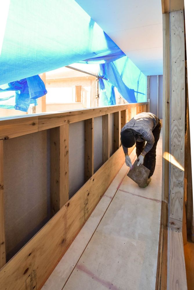 「福岡市早良区08」注文住宅現場リポート④【木工事】【下地】