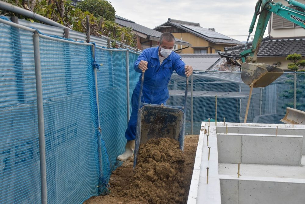 福岡県那珂川市08　注文住宅建築現場リポート②　～基礎工事～