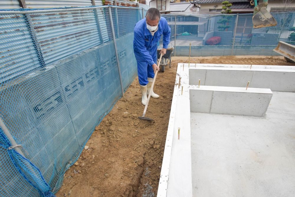 福岡県那珂川市08　注文住宅建築現場リポート②　～基礎工事～