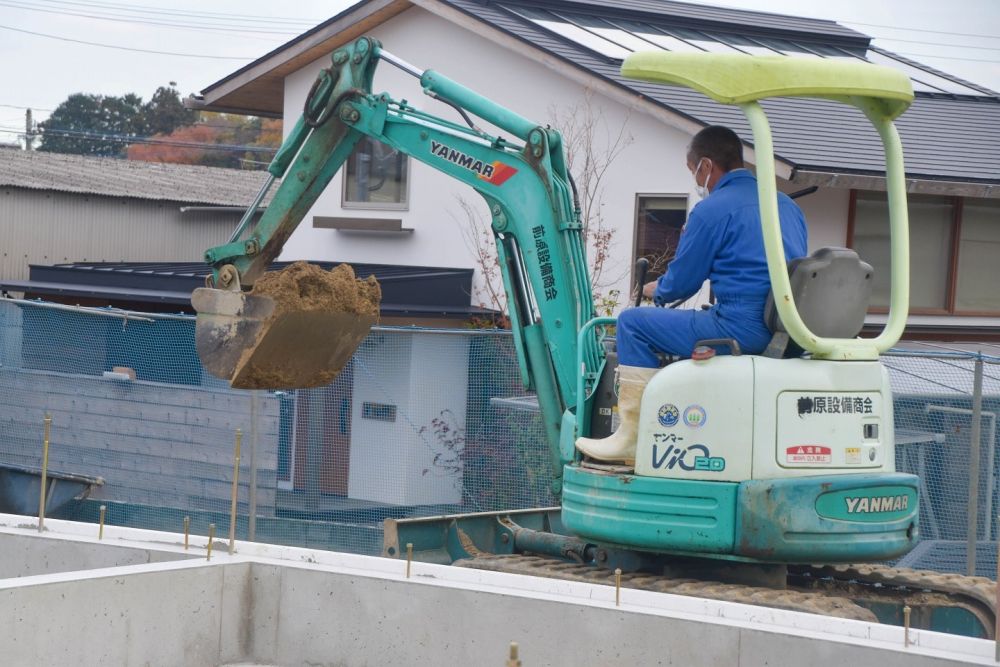 福岡県那珂川市08　注文住宅建築現場リポート②　～基礎工事～