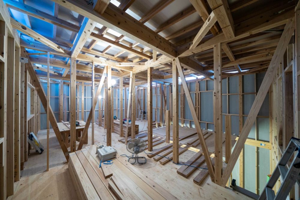 「糸島市二丈深江01」注文住宅現場リポート⑤【木工事】【下地】