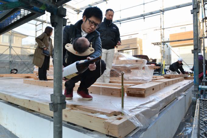 「福岡市南区06」注文住宅現場リポート④【上棟式】