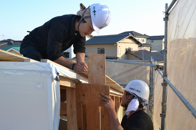 福岡市南区06　注文住宅建築現場リポート④　～上棟式～