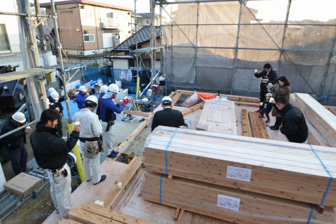 「福岡市南区06」注文住宅現場リポート④【上棟式】