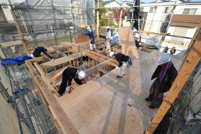 「福岡市南区06」注文住宅現場リポート④【上棟式】