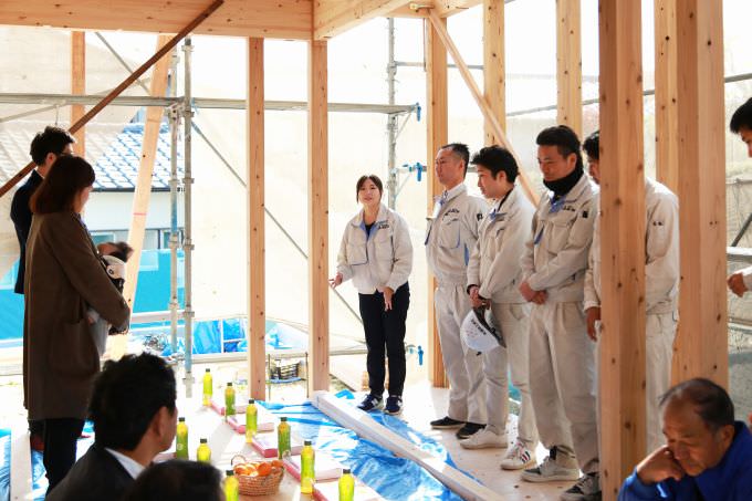 「福岡市南区06」注文住宅現場リポート④【上棟式】