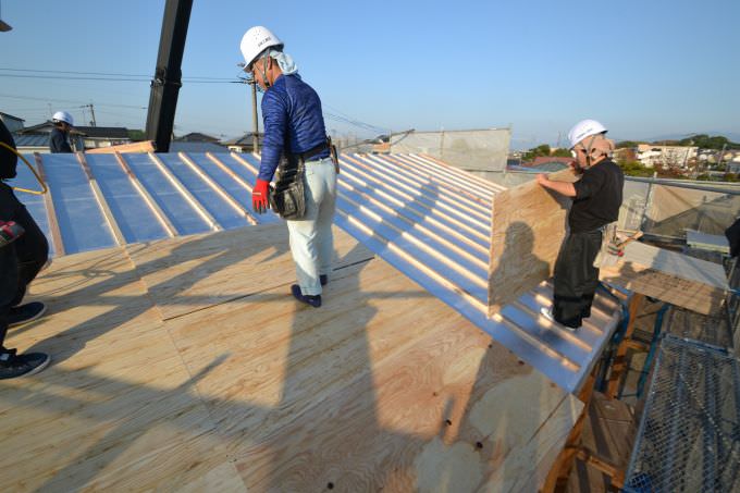 福岡市南区06　注文住宅建築現場リポート④　～上棟式～