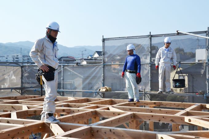 福岡市南区06　注文住宅建築現場リポート④　～上棟式～