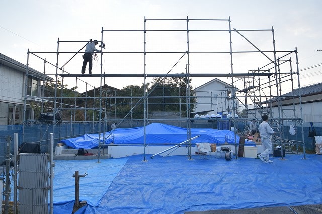 福岡県古賀市03　注文住宅建築現場リポート③　～上棟式～