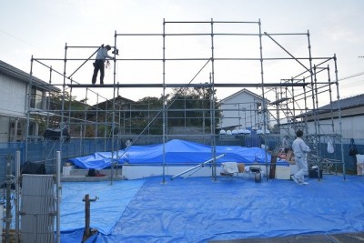 福岡県古賀市03　注文住宅建築現場リポート③　～上棟式～