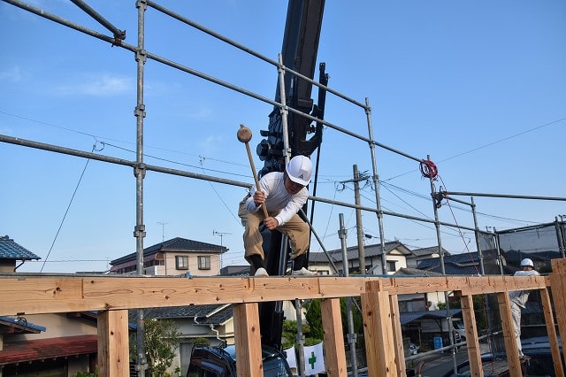 福岡県古賀市03　注文住宅建築現場リポート③　～上棟式～