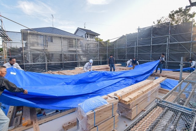 福岡県古賀市03　注文住宅建築現場リポート③　～上棟式～