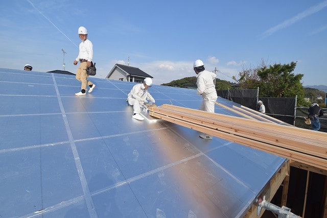 福岡県古賀市03　注文住宅建築現場リポート③　～上棟式～