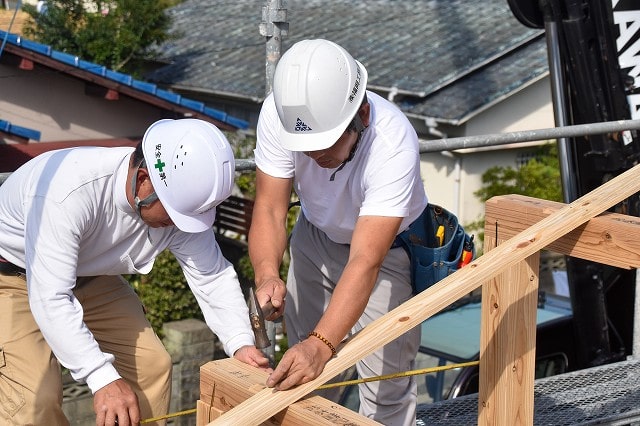 福岡県古賀市03　注文住宅建築現場リポート③　～上棟式～