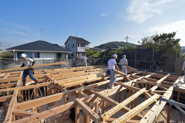 福岡県古賀市03　注文住宅建築現場リポート③　～上棟式～