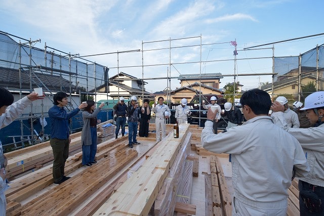 福岡県古賀市03　注文住宅建築現場リポート③　～上棟式～