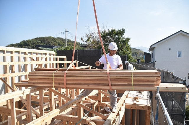 福岡県古賀市03　注文住宅建築現場リポート③　～上棟式～