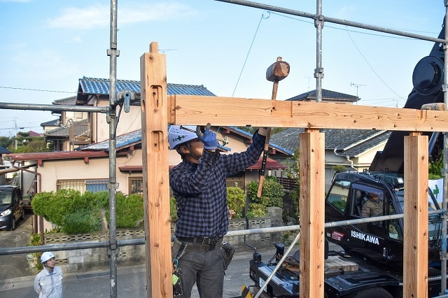 福岡県古賀市03　注文住宅建築現場リポート③　～上棟式～