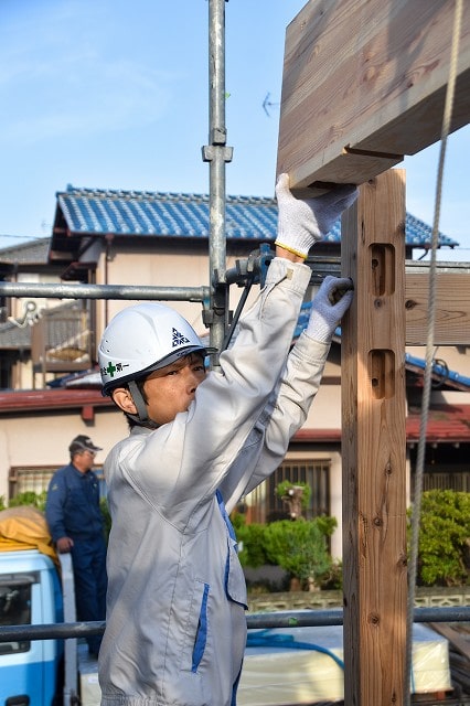 福岡県古賀市03　注文住宅建築現場リポート③　～上棟式～