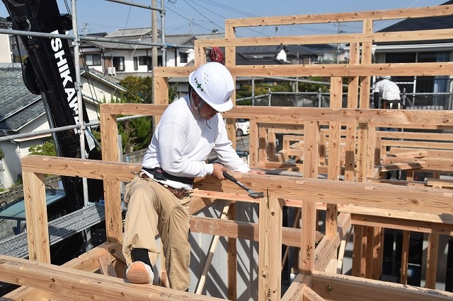 福岡県古賀市03　注文住宅建築現場リポート③　～上棟式～