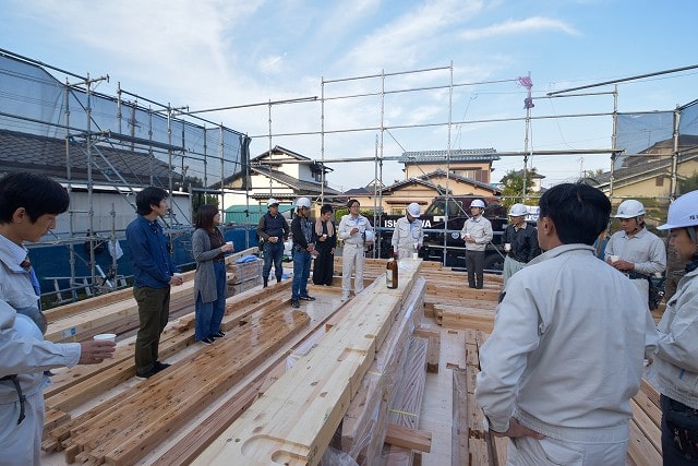 福岡県古賀市03　注文住宅建築現場リポート③　～上棟式～