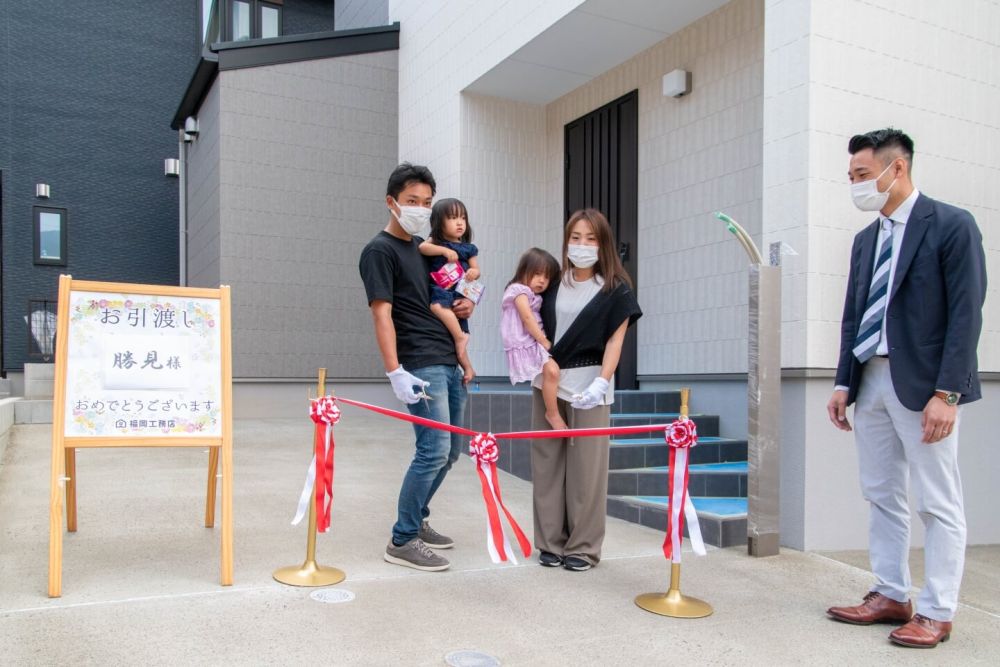 「福岡市城南区05」注文住宅現場リポート⑪【お引き渡し式】