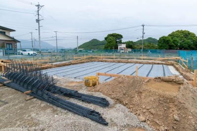 福岡県糟屋郡粕屋町03　注文住宅建築現場リポート③　～基礎工事・配筋～