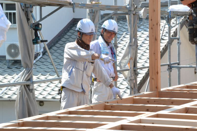 「福岡市早良区百道01」注文住宅現場リポート⑥【上棟式】