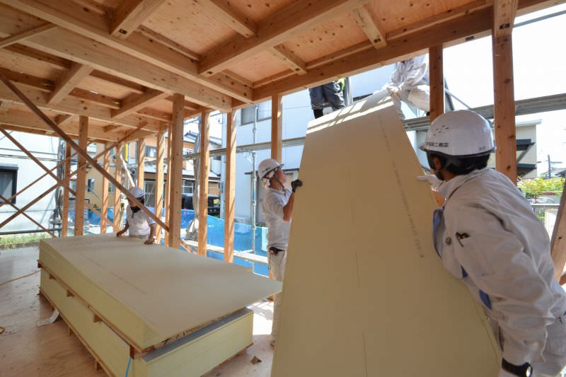 「福岡市早良区百道01」注文住宅現場リポート⑥【上棟式】