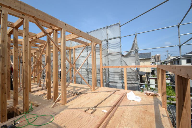 「福岡市早良区百道01」注文住宅現場リポート⑥【上棟式】
