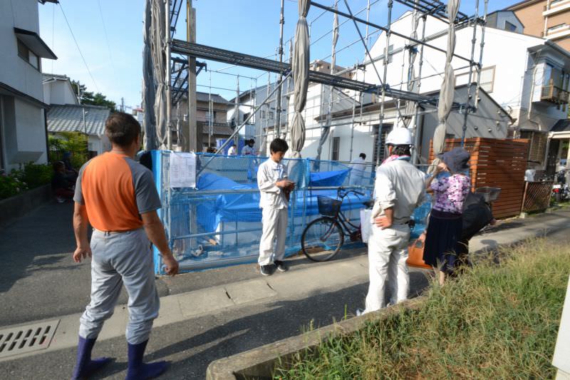 福岡市早良区百道01　注文住宅建築現場リポート⑥　～上棟式～