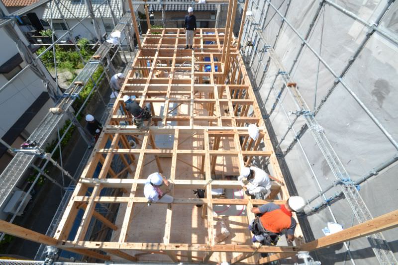 「福岡市早良区百道01」注文住宅現場リポート⑥【上棟式】