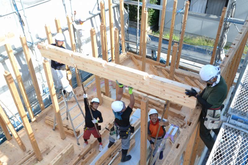 「福岡市早良区百道01」注文住宅現場リポート⑥【上棟式】