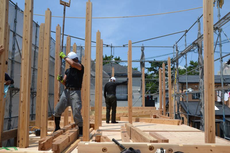 福岡市早良区百道01　注文住宅建築現場リポート⑥　～上棟式～