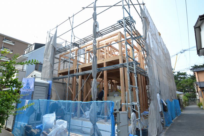 「福岡市早良区百道01」注文住宅現場リポート⑥【上棟式】