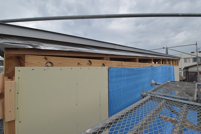 「福岡市南区五十川02」注文住宅現場リポート⑦【木工事】【面材】