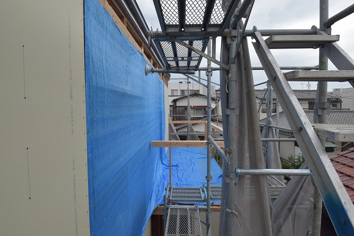 「福岡市南区五十川02」注文住宅現場リポート⑦【木工事】【面材】