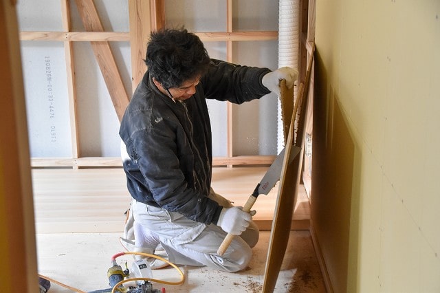 「福岡市東区07」注文住宅現場リポート⑩【木工事】【床材】