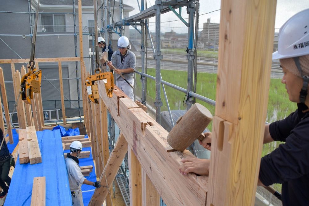 福岡県福津市05　注文住宅建築現場リポート④　～上棟式～