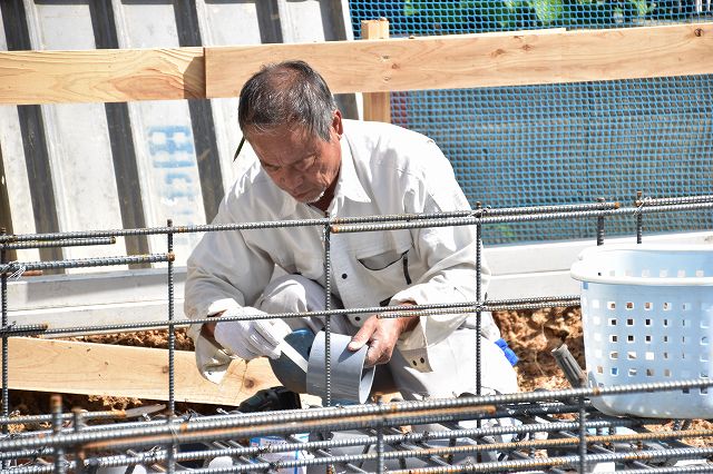 「糟屋郡志免町03」注文住宅現場リポート③【基礎工事】【配筋検査】