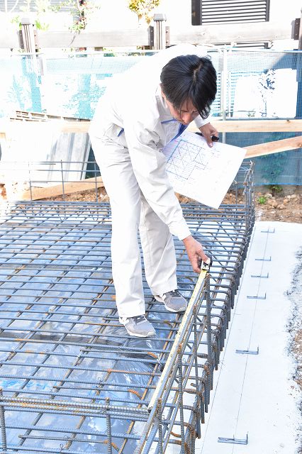 「糟屋郡志免町03」注文住宅現場リポート③【基礎工事】【配筋検査】