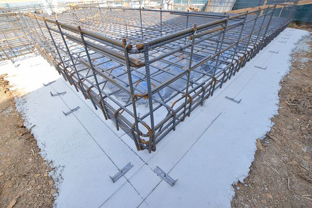 「糟屋郡志免町03」注文住宅現場リポート③【基礎工事】【配筋検査】
